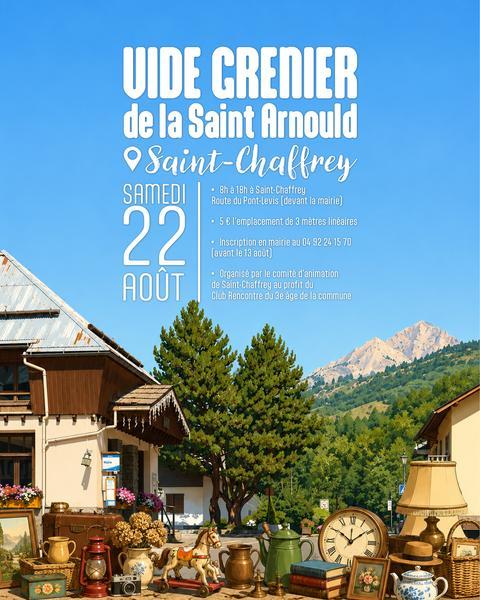 Vide grenier de la Saint-Arnould_Saint-Chaffrey