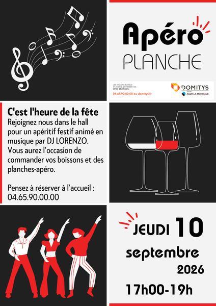 Apéro planche à la résidence Domitys_Briançon