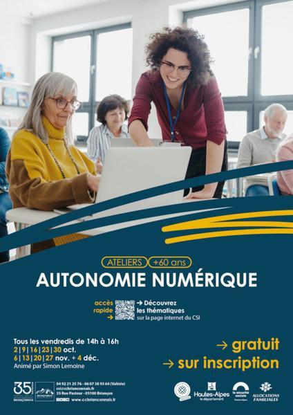 Ateliers "Autonomie numérique" pour les séniors_Briançon
