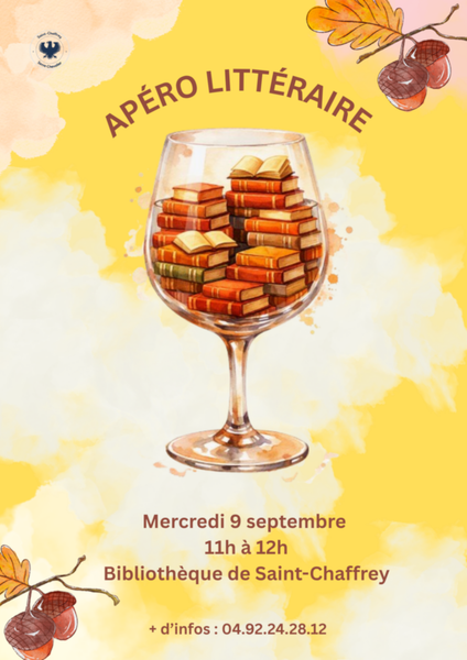 Apéritif littéraire à la bibliothèque_Saint-Chaffrey
